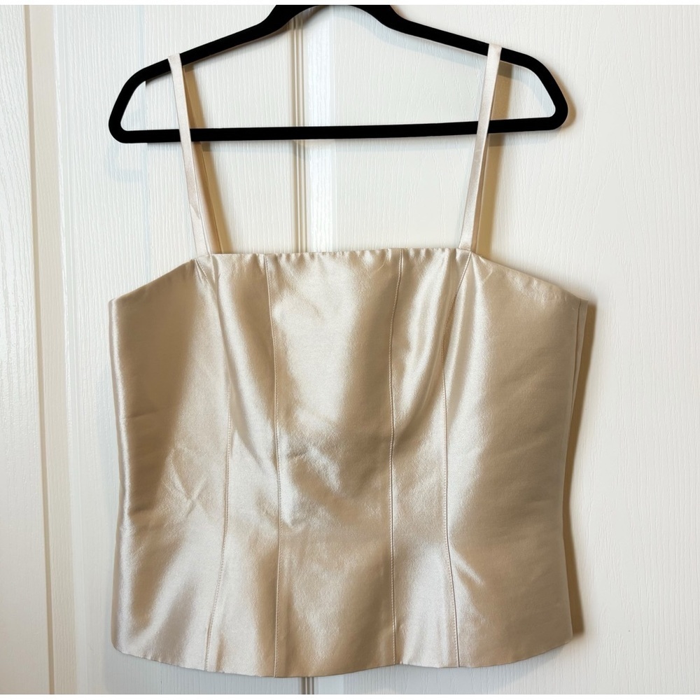 Jovani New York Corset Style Top Silk Blend Women’s Large